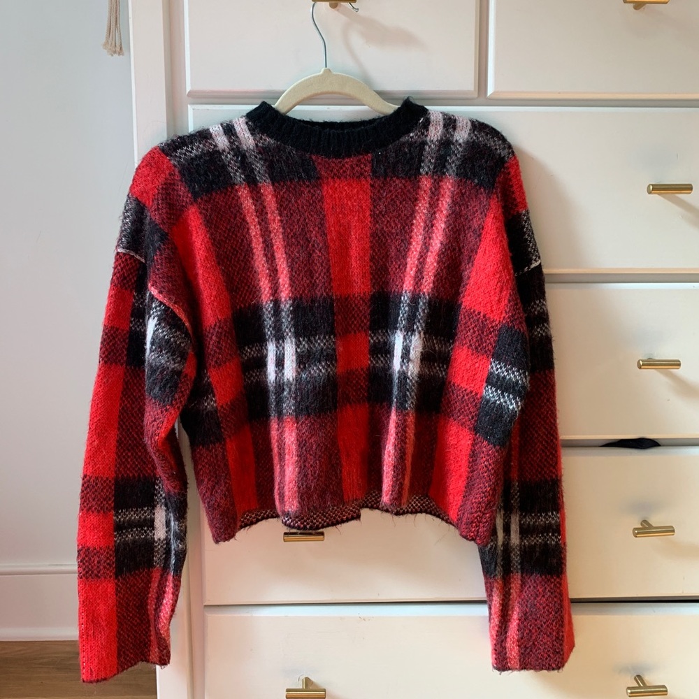 Forever 21 plaid sweater